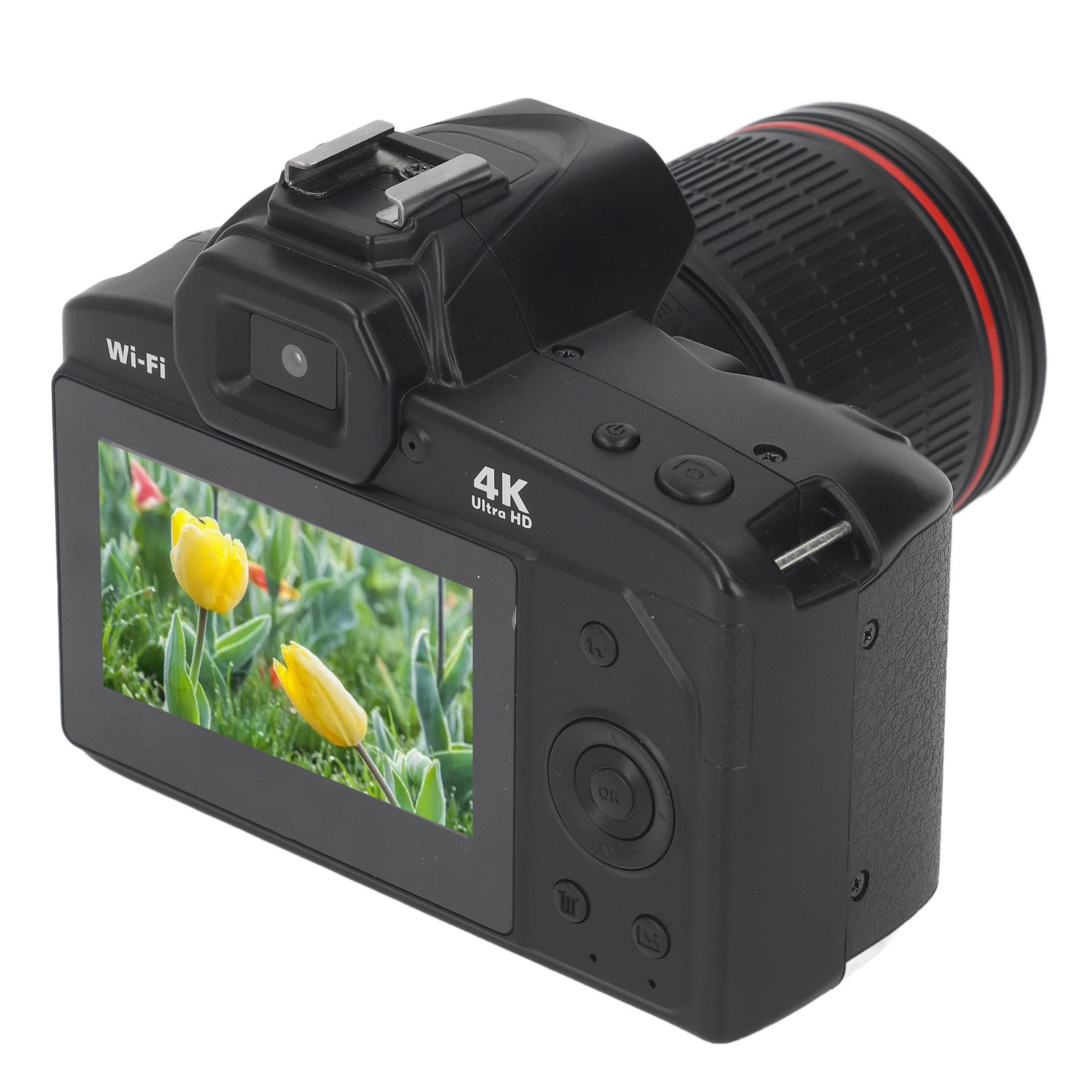 Digital Camera 3 Inch IPS Screen 4K 64MP 16x Digital Zoom Night Vision Wireless Dual Cameras Camcorder With Memory Card 32G